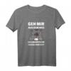 Geh mir aus dem Weg unnötiger Sozialkontakt Katze Geschenk T-Shirt – Lustiges Statement für Menschen, die Abstand und Ruhe schätzen