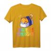 Lustiges Sushi Katze Schlafshirt – Kawaii Pyjama für Damen und Herren, perfektes Geschenk für Nachtschwärmer, Teenager & Sushi-Liebhaber