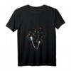 Damen Hund Katze Pfote Löwenzahn Pusteblume Print T-Shirt mit V-Ausschnitt – Perfektes Sommer-Design für Tier- und Gartenliebhaber