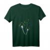 Damen Hund Katze Pfote Löwenzahn Pusteblume Print T-Shirt mit V-Ausschnitt – Perfektes Sommer-Design für Tier- und Gartenliebhaber