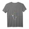 Damen Hund Katze Pfote Löwenzahn Pusteblume Print T-Shirt mit V-Ausschnitt – Perfektes Sommer-Design für Tier- und Gartenliebhaber