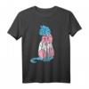 Transgender Katze in Transgender-Flaggenfarben T-Shirt – Stolzes LGBTQ+ Supporter Design für Pride-Paraden und Geschenke