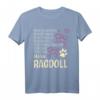 Damen Kätzchen Katzenliebhaber Geschenk Ragdoll Katze T-Shirt - Perfektes Geschenk für Katzenfans zu Weihnachten & Geburtstag
