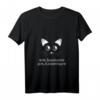 Katzen T-Shirt Damen mit Humor - 80% Baumwolle & 20% Katzenhaare - Geschenk für Katzenliebhaber & Haustierfans