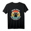Pew Pew Madafakas Vintage Katzen Grafik T-Shirt - Lustiges Retro Katzen Motiv für Katzenliebhaber und Tierfreunde