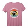 Pew Pew Madafakas Vintage Katzen Grafik T-Shirt - Lustiges Retro Katzen Motiv für Katzenliebhaber und Tierfreunde