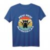 Pew Pew Madafakas Vintage Katzen Grafik T-Shirt - Lustiges Retro Katzen Motiv für Katzenliebhaber und Tierfreunde