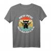 Pew Pew Madafakas Vintage Katzen Grafik T-Shirt - Lustiges Retro Katzen Motiv für Katzenliebhaber und Tierfreunde