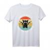 Pew Pew Madafakas Vintage Katzen Grafik T-Shirt - Lustiges Retro Katzen Motiv für Katzenliebhaber und Tierfreunde