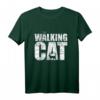 THE WALKING CAT Shirt | Silhouette Katze Lustiges Vintage T-Shirt für Katzenliebhaber, Serienfans & Humorliebhaber – Perfektes Geschenkidee zu Weihnachten & Co.