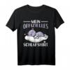 Offizielles Schlafshirt Nachthemd Schlafanzug Katze – Lustiges Kinder Schlafshirt, ideales Geschenk für lange Schläfer, Geburtstags- & Weihnachtsgeschenk für Jungen und Mädchen