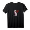 Herz für Katzen T-Shirt - Liebevolles Nackte Sphynx Katze Design ohne Fell für Tierliebhaber und Katzenfans