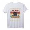 HapFrog Katzen T-Shirt Lesen Und Niemand Wird Verletzt - Vintage Style Buch- und Katzenliebhaber Geschenk