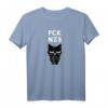 fck nzs Katze Mittelfinger T-Shirt – Protestbekleidung gegen Rassismus, Faschismus & Rechts