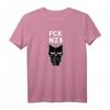 fck nzs Katze Mittelfinger T-Shirt – Protestbekleidung gegen Rassismus, Faschismus & Rechts
