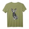 Sphynx Katze T-Shirt Schwarz und Weiß – Klassisch geschnitten, doppelt genähter Saum für Katzenliebhaber