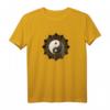Mandala Ying Yang Design T-Shirt zum HapFrog - Klassisch geschnitten, hochwertig, perfekt als Geschenk für Spirituelle und Yoga-Fans