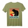 Ich Tue Was Ich Will Rote Tasse Lustiges Katze T-Shirt – Perfektes Geschenk für Katzenliebhaber, Familie & Freunde zu Geburtstag, Weihnachten & Feiertagen