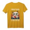 That's What I Do I Drink Coffee I Hate People Kaffee Katze T-Shirt - Lustiges Statement für Kaffeeliebhaber und Katzenfreunde