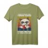 That's What I Do I Drink Coffee I Hate People Kaffee Katze T-Shirt - Lustiges Statement für Kaffeeliebhaber und Katzenfreunde