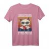 That's What I Do I Drink Coffee I Hate People Kaffee Katze T-Shirt - Lustiges Statement für Kaffeeliebhaber und Katzenfreunde