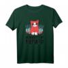 Verrückt Ich? Niemals! Sarkastischer Spruch Lustiges Katzen T-Shirt für Katzenliebhaber & Tierfreunde