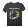 Kommst Du Raus Zum Spielen Halloween Kostüm Katze Damen T-Shirt - Lustiges Geschenk & Kostümidee für Halloween für alle Altersgruppen