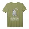 Lustiges Katzen Spruch T-Shirt für Katzenliebhaber & Katzenbesitzer - Witzige Tierkleidung mit Spruch