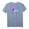 Ines Namen Geschenk buntes Kätzchen Katze - Personalisierte T-Shirt-Idee für Katzenliebhaberinnen & Geburtstagsfeiern