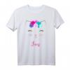 Ines Namen Geschenk buntes Kätzchen Katze - Personalisierte T-Shirt-Idee für Katzenliebhaberinnen & Geburtstagsfeiern