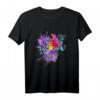 Tiger Tiermotiv T-Shirt bunt und farbenfroh - Stylisches Katzen-Design, perfekt als Geschenk für Tierliebhaber und Modefans