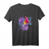 Tiger Tiermotiv T-Shirt bunt und farbenfroh - Stylisches Katzen-Design, perfekt als Geschenk für Tierliebhaber und Modefans