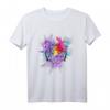 Tiger Tiermotiv T-Shirt bunt und farbenfroh - Stylisches Katzen-Design, perfekt als Geschenk für Tierliebhaber und Modefans