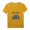 Damen Pew Pew Madafakas Cat Lustiges Vintage Design Katzen T-Shirt mit V-Ausschnitt – Perfektes Geschenk für Katzenliebhaber und Katzenfans