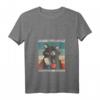 Damen Ich Beobachte Euch Alle Und Mache Mir Notizen Kaffee Katze T-Shirt mit V-Ausschnitt – Perfektes Geschenk für Katzenliebhaber, Kollegen & Kaffee-Fans