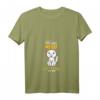 Lustiges Damen T-Shirt mit Katze auf mir - Perfekt für Katzenliebhaberinnen und Bücherwurm-Geschenke mit V-Ausschnitt