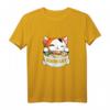Cartoon Katze mit Sushi T-Shirt - Niedliches Japan-inspiriertes Design für Katzen- und Sushi-Fans, perfekt für Freizeit & Geschenke
