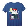 Yami Kawaii Creepy Ghost Schwarze Katze Menhera Dark Magic T-Shirt – Perfekt für Halloween, Gothic Fashion & Alltagsstil