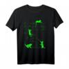 Niedliche Katzen mit Musiknoten T-Shirt – Lustiges Geschenk für Musikliebhaber, Musiker, Band und Chor Fans zu Weihnachten & Geburtstag