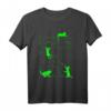 Niedliche Katzen mit Musiknoten T-Shirt – Lustiges Geschenk für Musikliebhaber, Musiker, Band und Chor Fans zu Weihnachten & Geburtstag