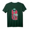 Katze und Alien im Weltraum T-Shirt für Männer und Frauen - Perfektes Geschenk für Science-Fiction, Astronomie und Haustierliebhaber