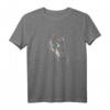 Damen Katzen Cat Love T-Shirt - Lustiges Katzenmotiv mit High-Five, Liebe und Peace, Perfekt als Geschenk für Katzenliebhaberinnen, Mamas, Väter und Freunde
