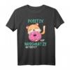 Naschkatze positiv getestet - Lustiges Katzen T-Shirt mit Süßigkeiten, Donut & Kätzchen Motiv für Humor & Spaß