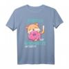Naschkatze positiv getestet - Lustiges Katzen T-Shirt mit Süßigkeiten, Donut & Kätzchen Motiv für Humor & Spaß