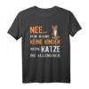 Nee Ich Habe Keine Kinder Meine Katze Ist Allergisch - Lustiges Katzen T-Shirt für Tierliebhaber & Geschenkideen für Katzenfans