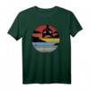 Katzen Vintage Sonnenuntergang Lustiges Retro Katzen T-Shirt – Humorvolles Katzenpapa & Katzenmama Outfit für Freizeit & Büro