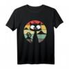 Süße Retro Katze Sonnenuntergang Katzen Jahrgang Vintage T-Shirt – Perfektes Geschenk für Katzenliebhaber zu Geburtstag & Weihnachten