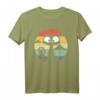 Süße Retro Katze Sonnenuntergang Katzen Jahrgang Vintage T-Shirt – Perfektes Geschenk für Katzenliebhaber zu Geburtstag & Weihnachten