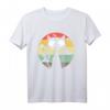 Süße Retro Katze Sonnenuntergang Katzen Jahrgang Vintage T-Shirt – Perfektes Geschenk für Katzenliebhaber zu Geburtstag & Weihnachten