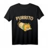 Purrito Katze in Burrito Kawaii Mexikanisches Katzen T-Shirt – Lustiges Design für Katzen- und Burrito-Fans